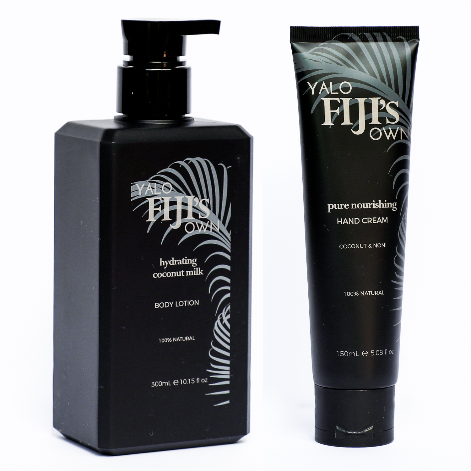 YaloFiji Body Indulgence Bundle - Body Lotion and Hand Cream 150ml natural skincare set